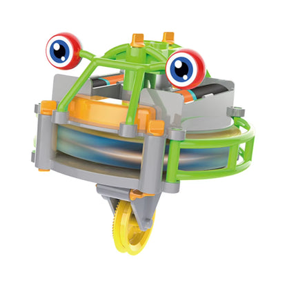 Unicycle Balance Toy Wire Walking Assembly Gyro Toy anti Gravity Unicycle Robot Electric Toy Tightrope Walker for 3-12 Years Old