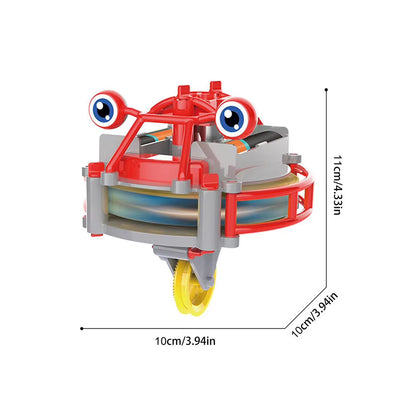 Unicycle Balance Toy Wire Walking Assembly Gyro Toy anti Gravity Unicycle Robot Electric Toy Tightrope Walker for 3-12 Years Old