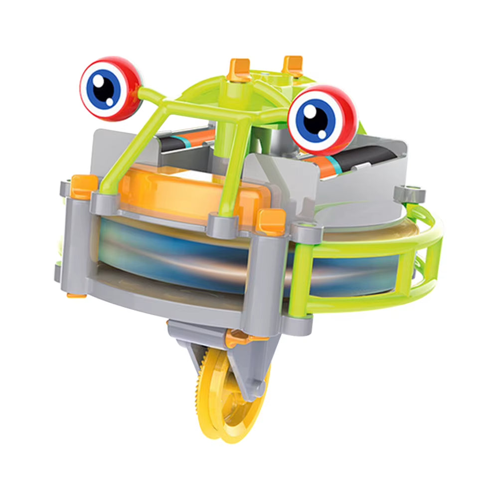 Unicycle Balance Toy Wire Walking Assembly Gyro Toy anti Gravity Unicycle Robot Electric Toy Tightrope Walker for 3-12 Years Old